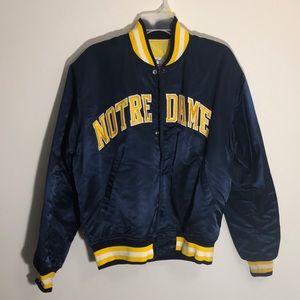 Satin Starter Notre Dame jacket